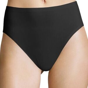 Bali Comfort Revolution ultra lightweight Briefs Size L Black flat seam Panties